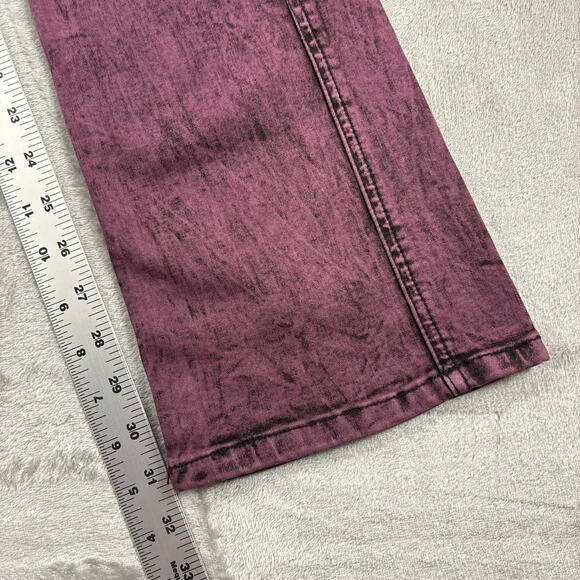 BDG Urban Outfitters Jeans Women’s Size 25 Purple Acid Wash Straight - Picture 6 of 8
